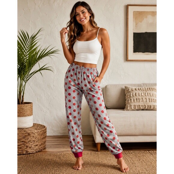 Disney Pants - Disney Parks Official Polka Dot Pants Minnie Mouse Size Small / Medium